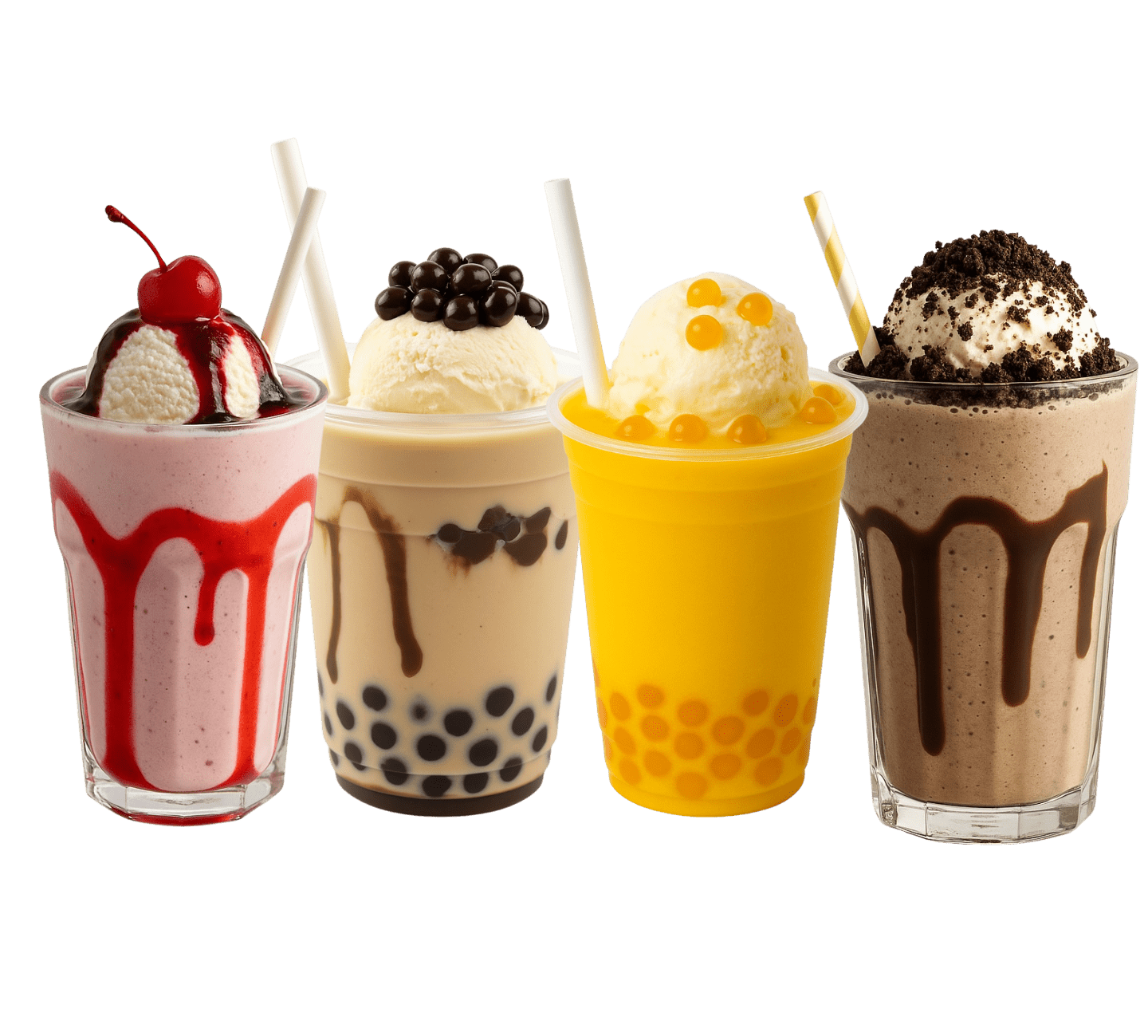 Boba shakes, Thickshakes, Bubble tea, milk shakes by TASTY NATION